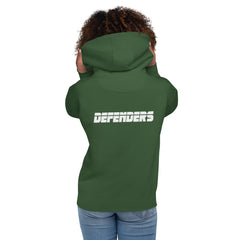 White DHHT Logo Unisex Hoodie