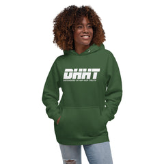 White DHHT Logo Unisex Hoodie