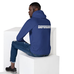White DHHT Logo Unisex Hoodie